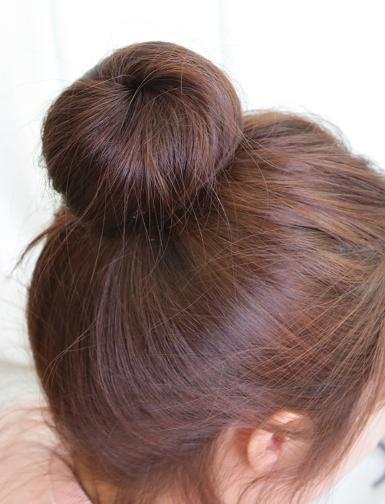 Bun hair volume band